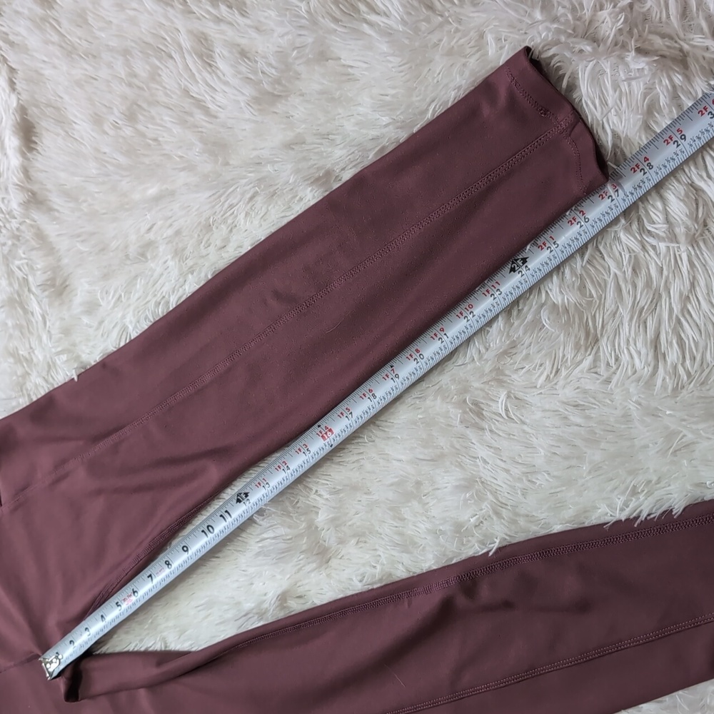 Eddie Bauer Rose Pink High Rise Trail Tight Leggings w/ Zipper Pockets Small - Picture 15 of 15